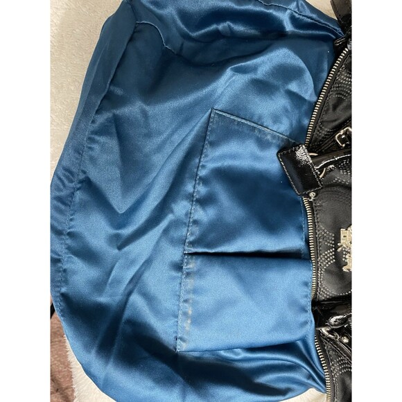 Coach Madison Dotted Op Art Sophia Satchel Bag Purse Large. Black. 15957 - Picture 10 of 16